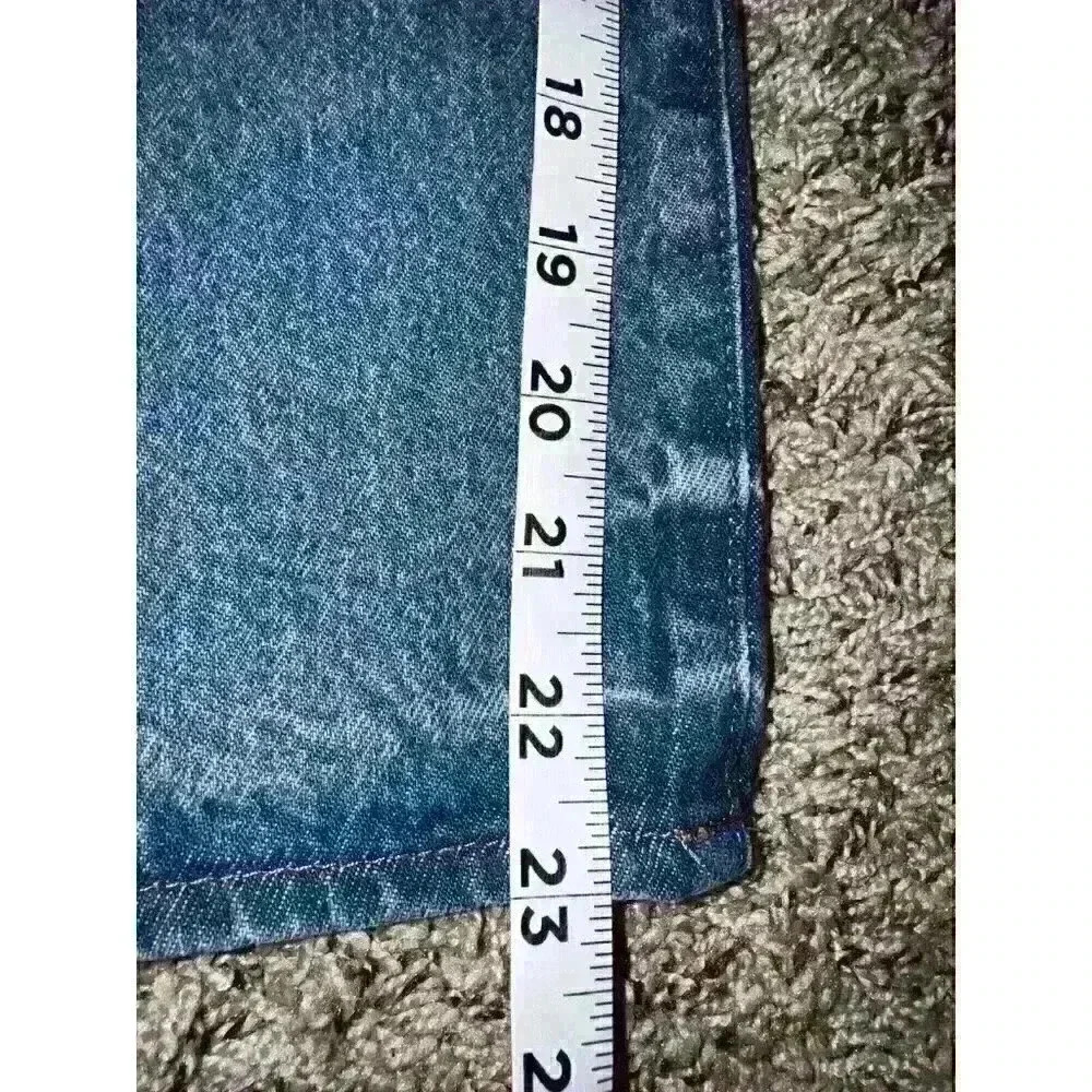 Express Women’s Jeans Relaxed‎ Straight High Rise Rigid 14S 14 Short NWT - Picture 9 of 9